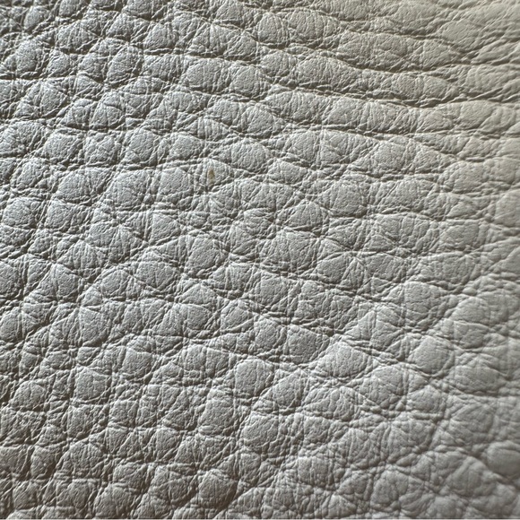 Michael Michael Kors White Pebbled Leather Shoulder Bag Purse - Picture 14 of 16